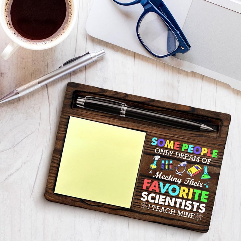 YGBF Funny Science Teacher Gifts for Men Women Chemistry Teacher Sticky Note Holder Science Classroom Decor - Image 4